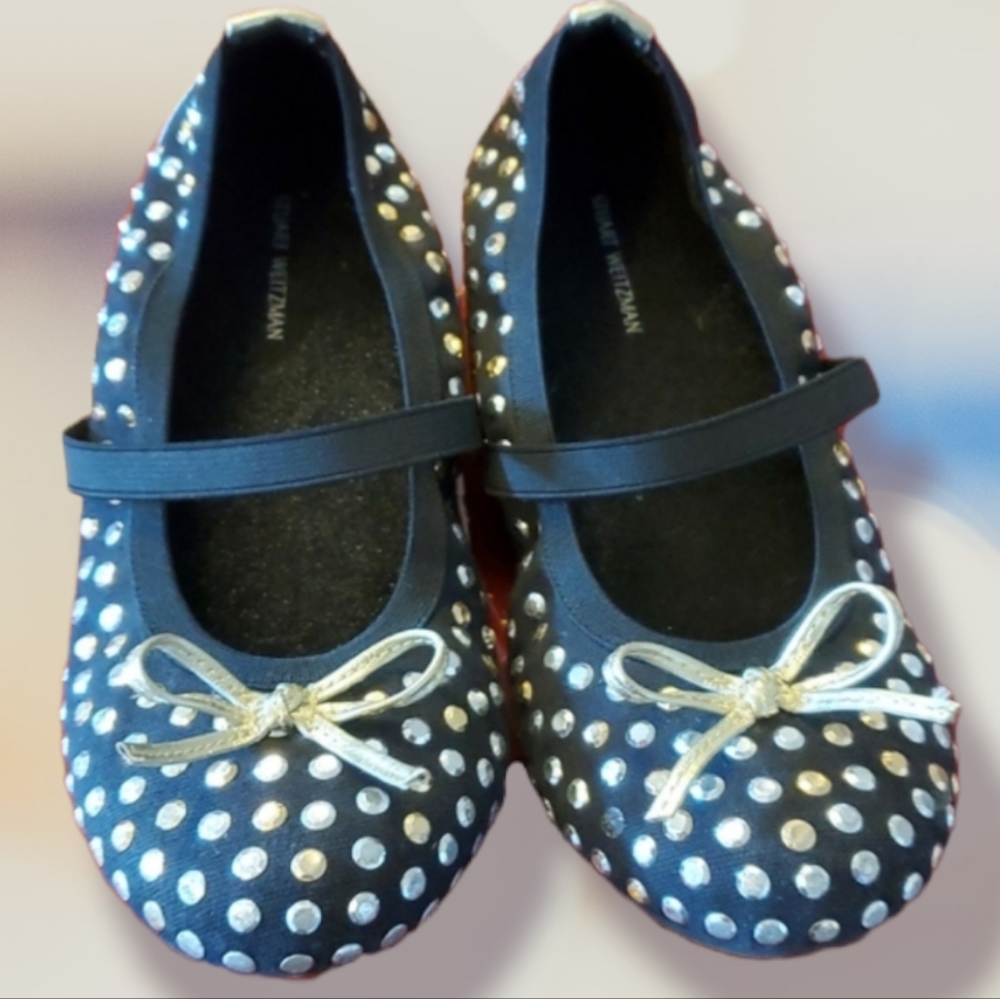 Stuart Weitzman girls US12 ballerina flats